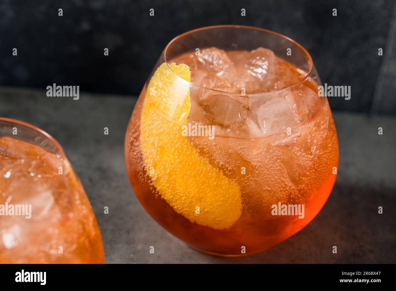 Cold Refreshing Tequila Spritz Cocktail with Prosecco Stock Photo Alamy