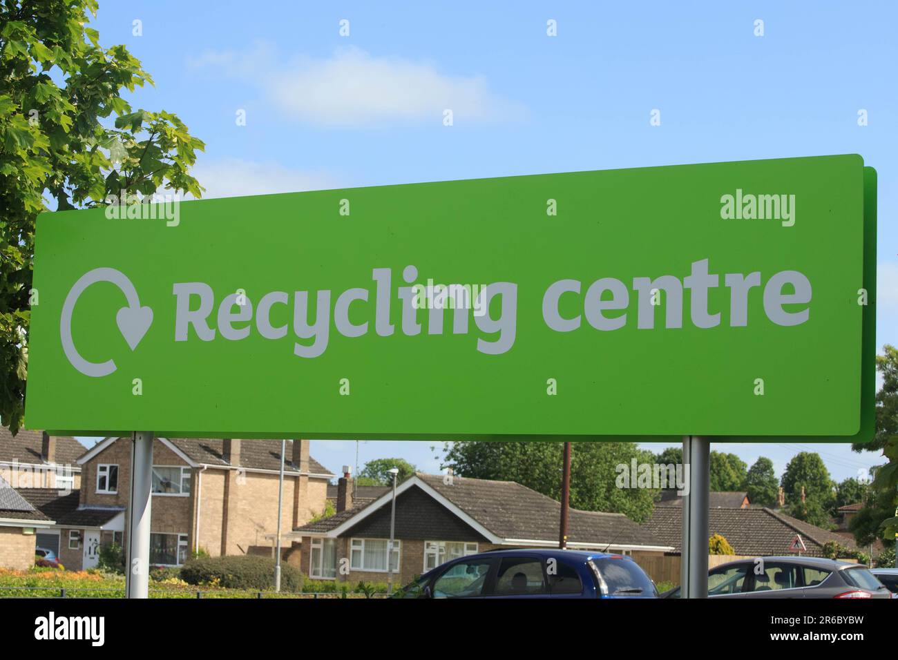 Recycling Centre sign Stock Photo Alamy