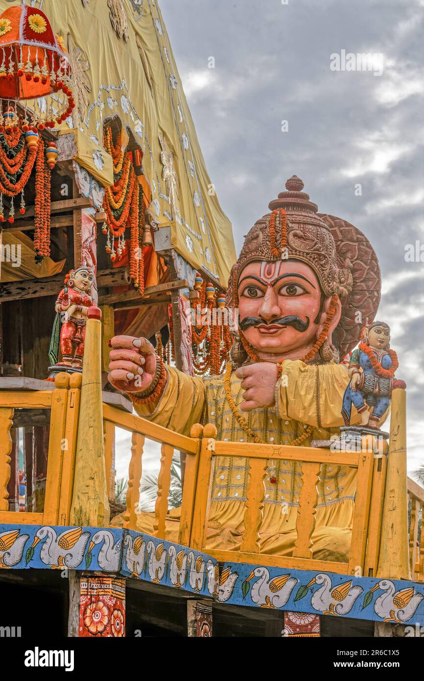 07 24 2007 charioteer Daruka of Chariot Taladhwaja of Lord Jagannath