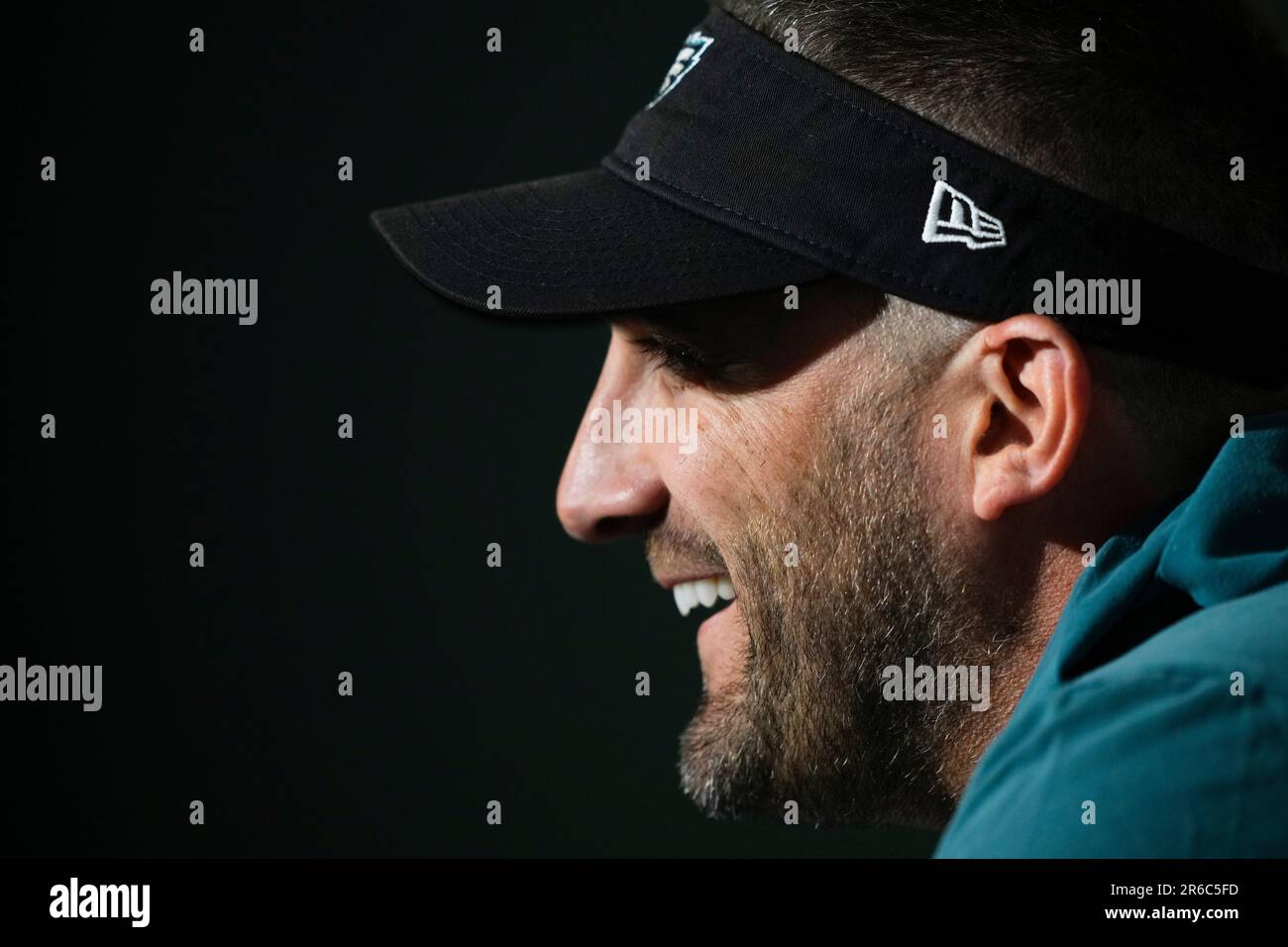 Philadelphia Eagles head coach Nick Sirianni speaks during a press  conference at the Sheraton Grand at Wild Horse Pass in Phoenix, Arizona.  Picture date: Wednesday February 8, 2023. Super Bowl LVII will