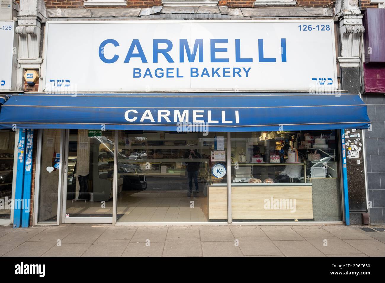 London March 2023 Carmelli Bakery in Golders Green, a locally famous