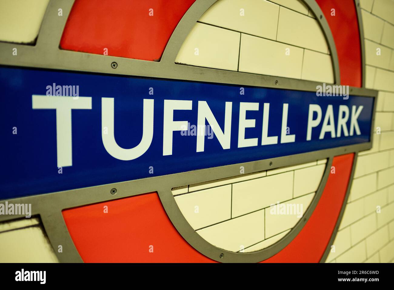 LONDON- MARCH 21, 2023: Tufnell Park Underground Station, a Northern Line station in Islington Camden area of north London Stock Photo