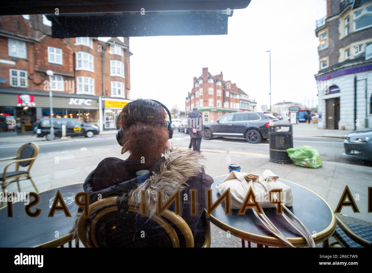 London- March 2023: High street shop in Golders Green, an area of North London with a large Jewish population Stock Photo