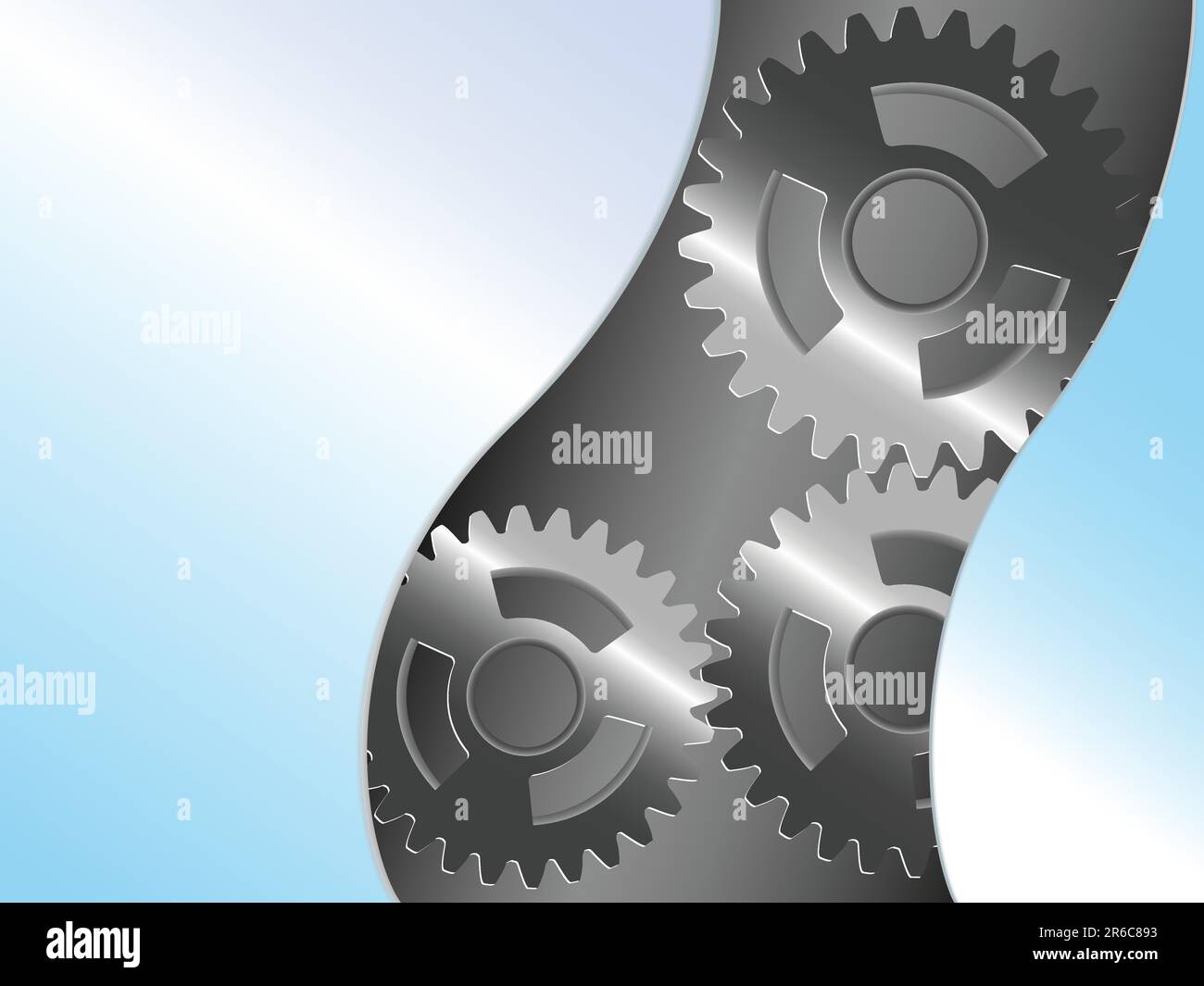 Background - metal gears of the mechanism in a vector Stock Vector ...
