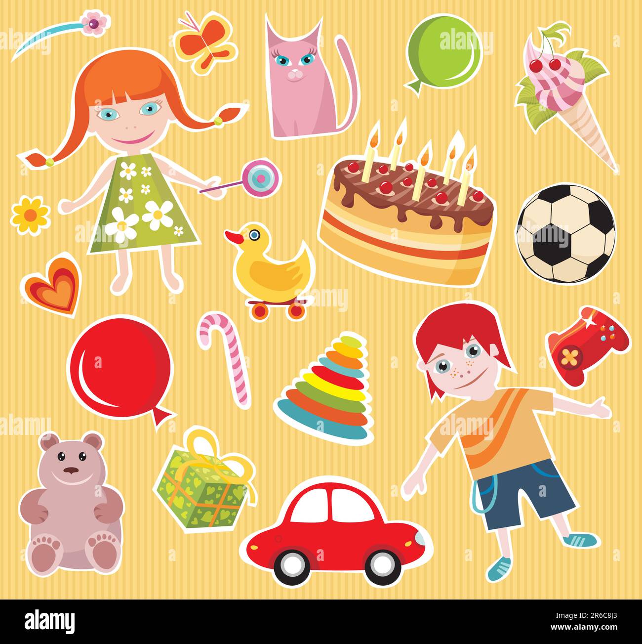 children Stock Vector