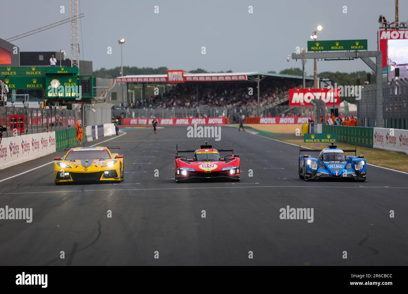 Le Mans, France. 08th June, 2023. Hyperpole celebration with KEATING ...