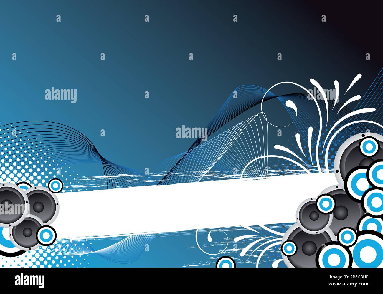 blue party background for design Stock Vector Image & Art - Alamy