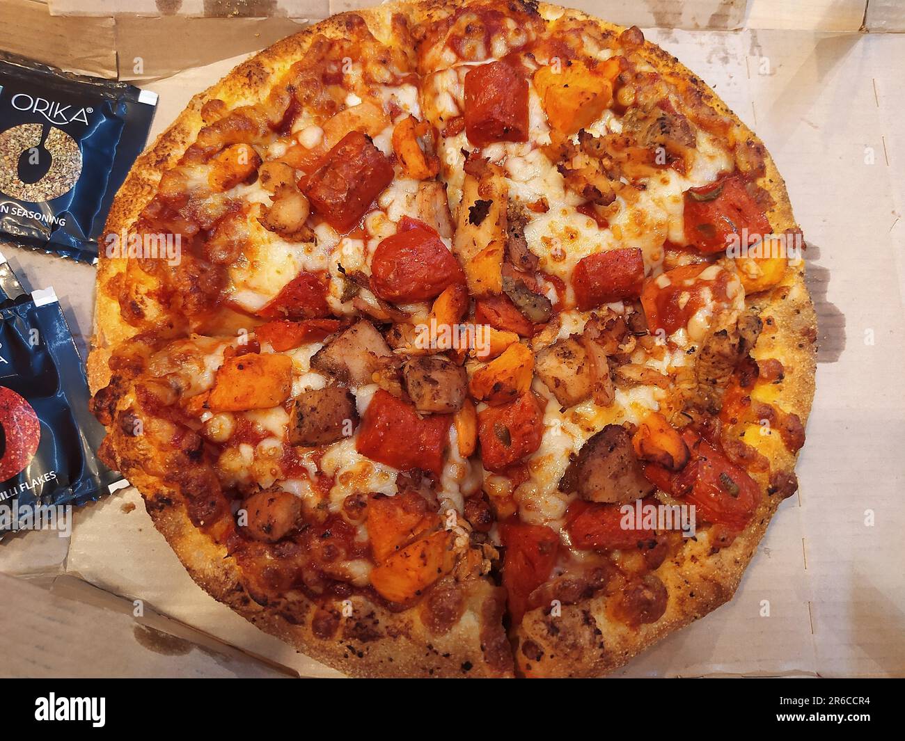 Dominos pizza fast food restaurant hi-res stock photography and images -  Alamy
