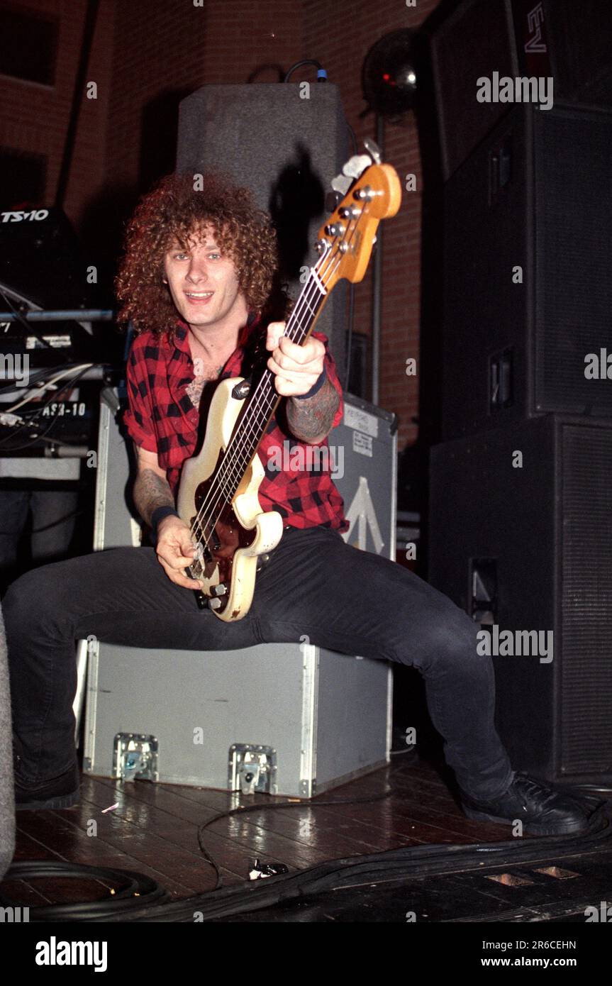 Markus Großkopf bassist of Halloween live concert at the City Square