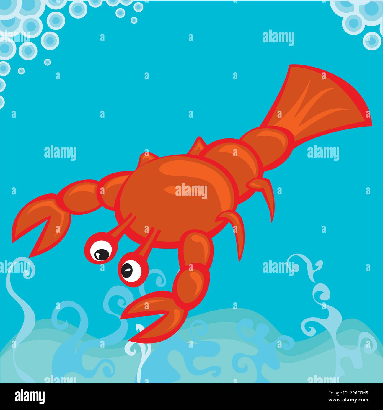 Commercial lobster fishing Stock Vector Images - Alamy