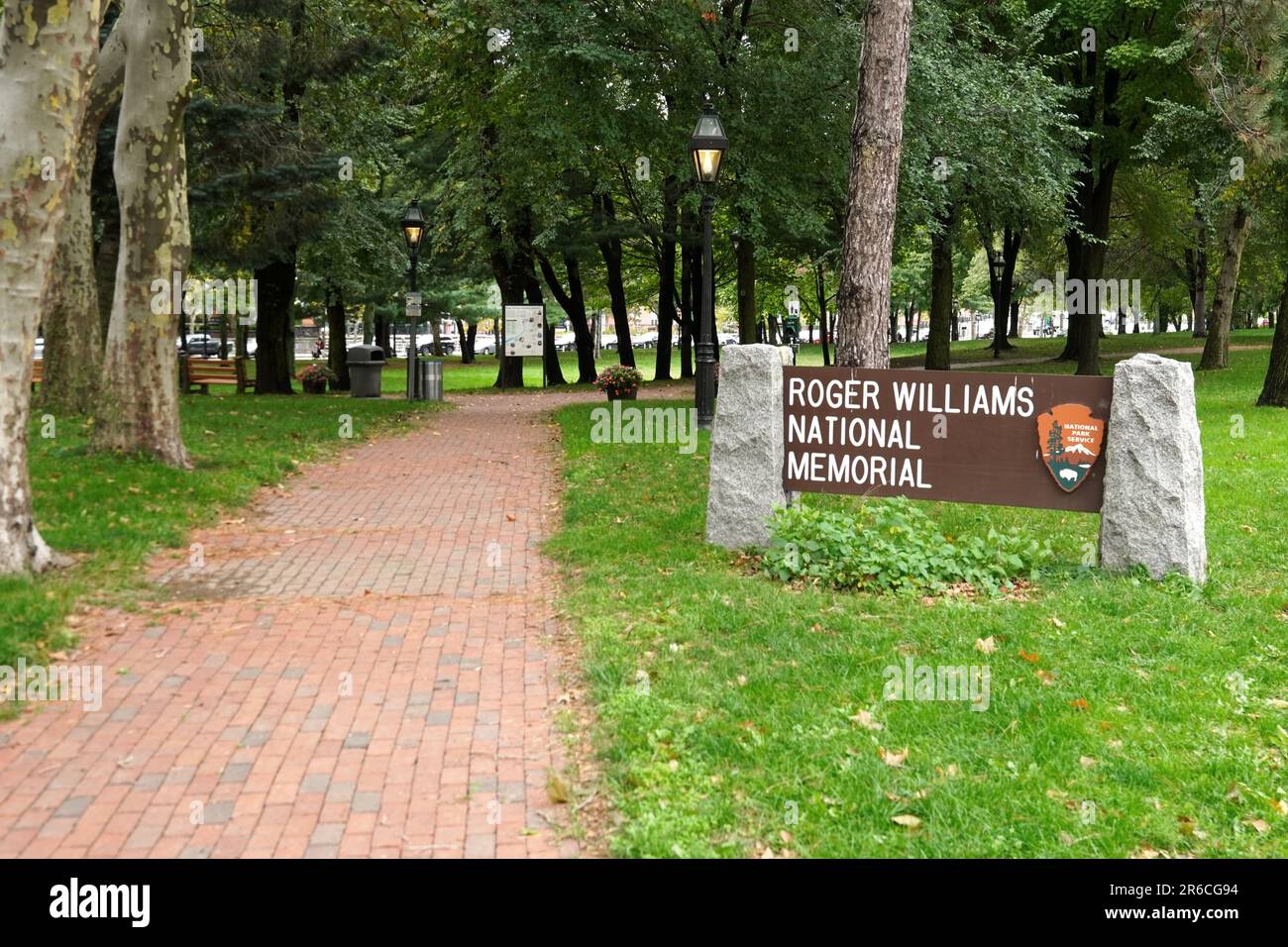 Providence, Rhode Island, USA - October 5, 2022: Roger Williams National Memorial Stock Photo