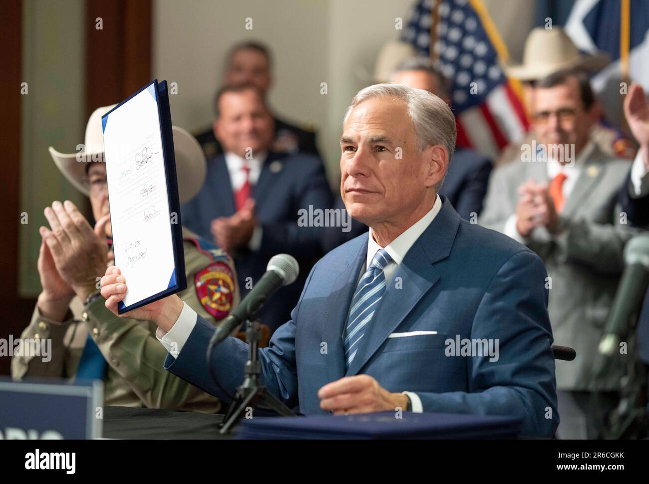 Austin, Texas, USA. 8th June, 2023. Texas Republican Governor GREG ...