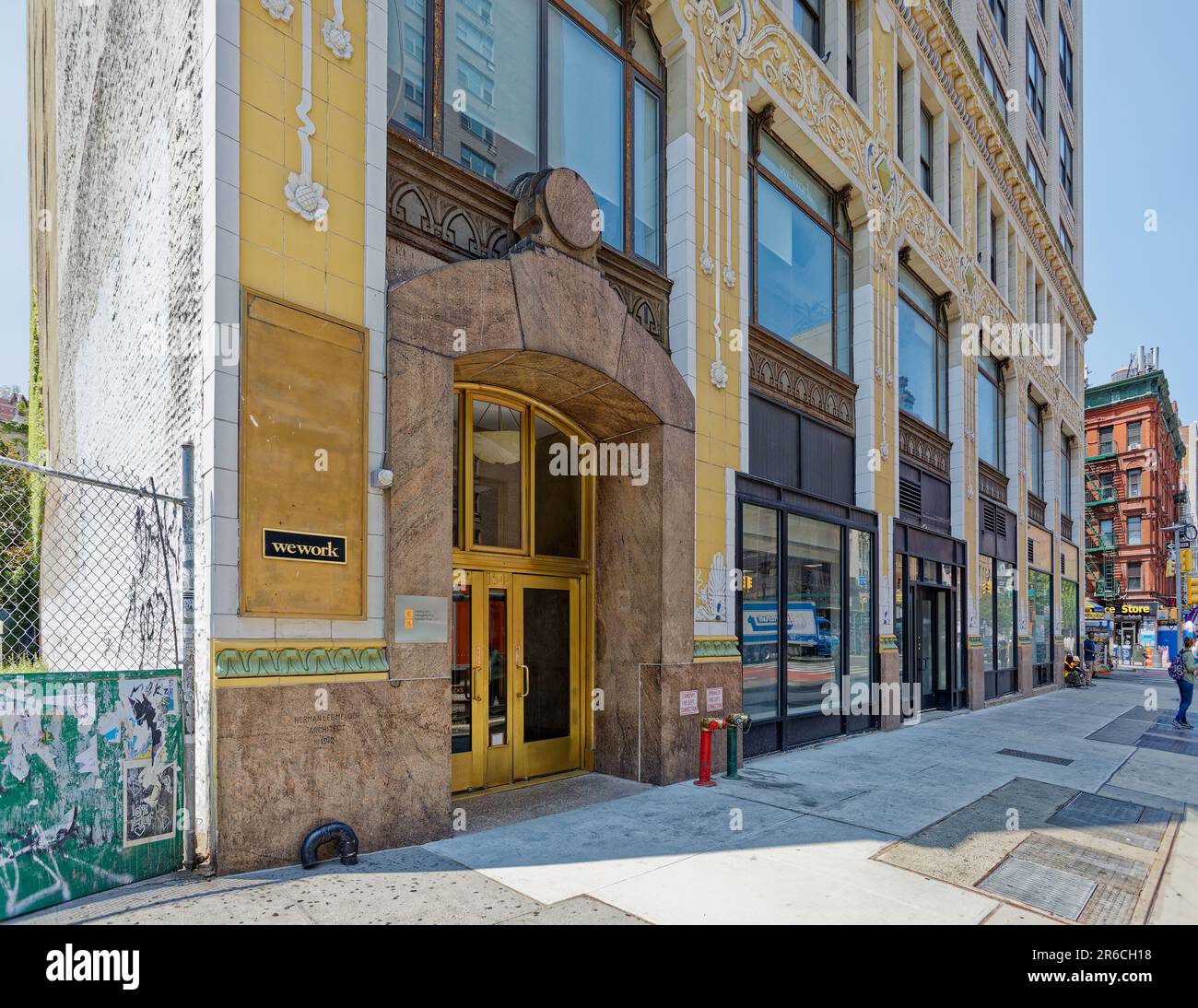 Terra cotta detail, 154 West 14th Street. The loft building’s original owner was a director of
