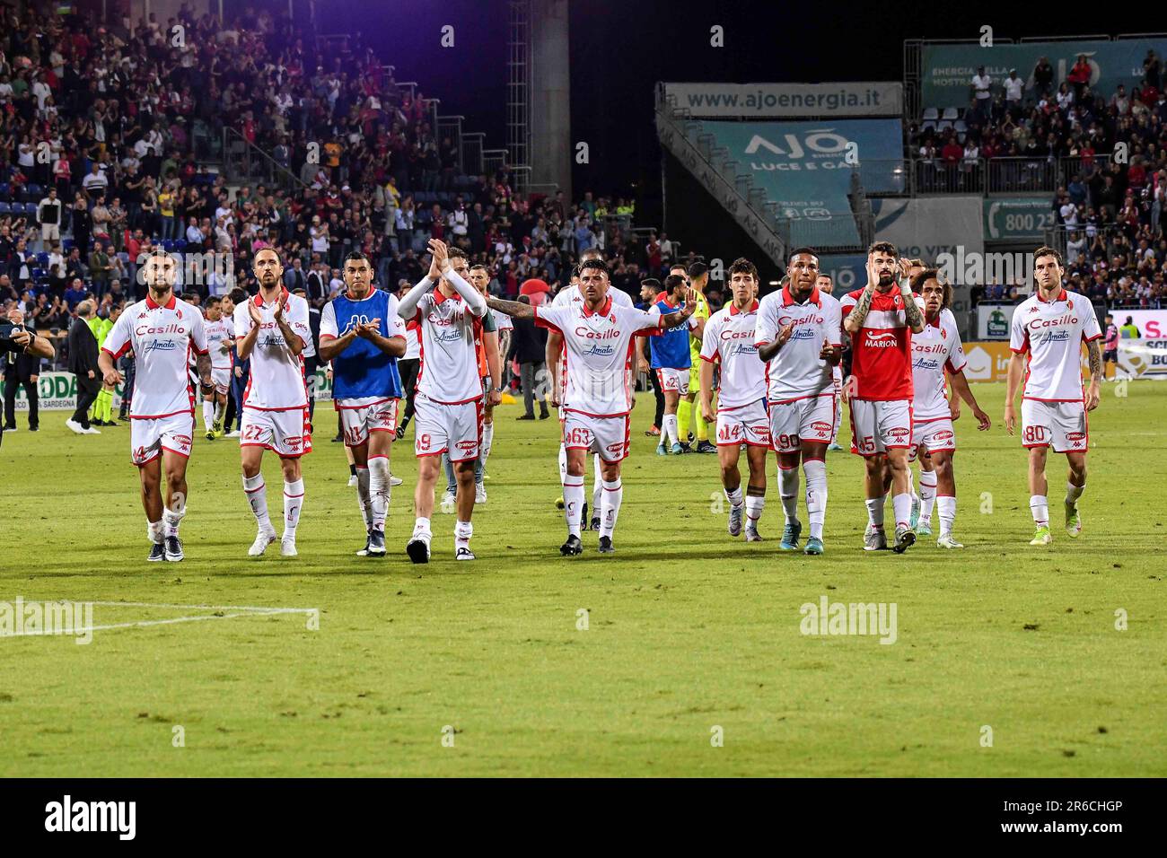 Cagliari, Italy. 08th June, 2023. Team SSC Bari during Final - Cagliari