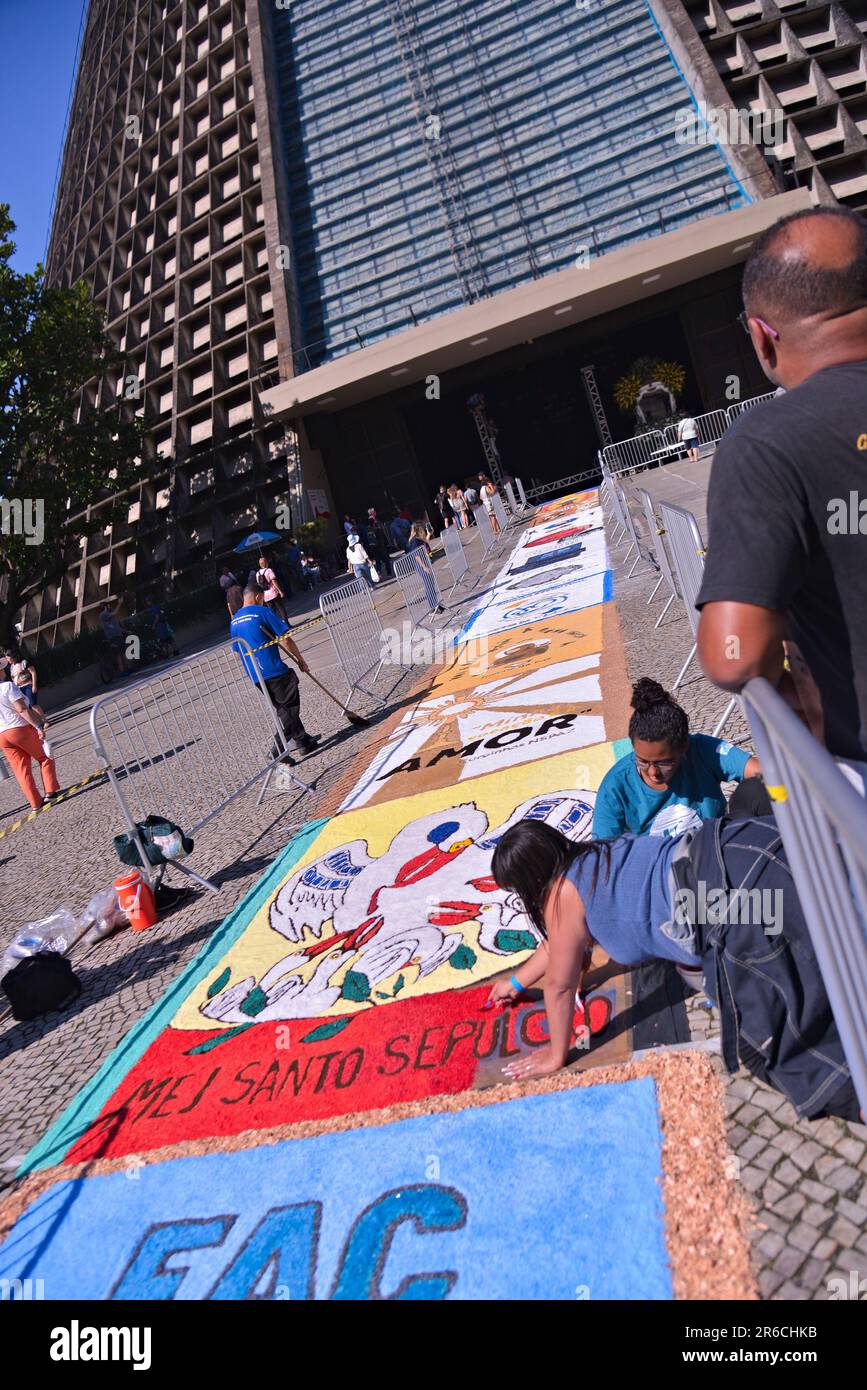 Rio de Janeiro, Rio de Janeiro, Brasil. 8th June, 2023. (INT) Faithful ...