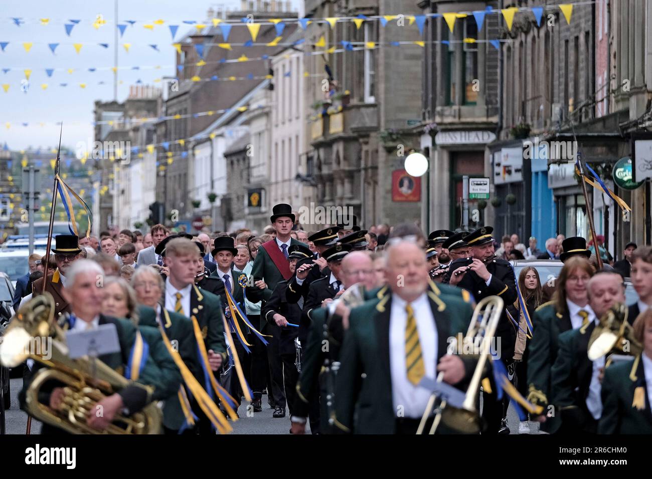 Hawick, UK. 08th June, 2023. Hawick Common Riding 2023, Euan Robson