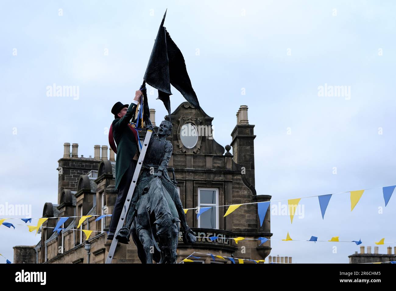 Hawick, UK. 08th June, 2023. Hawick Common Riding 2023, Euan Robson