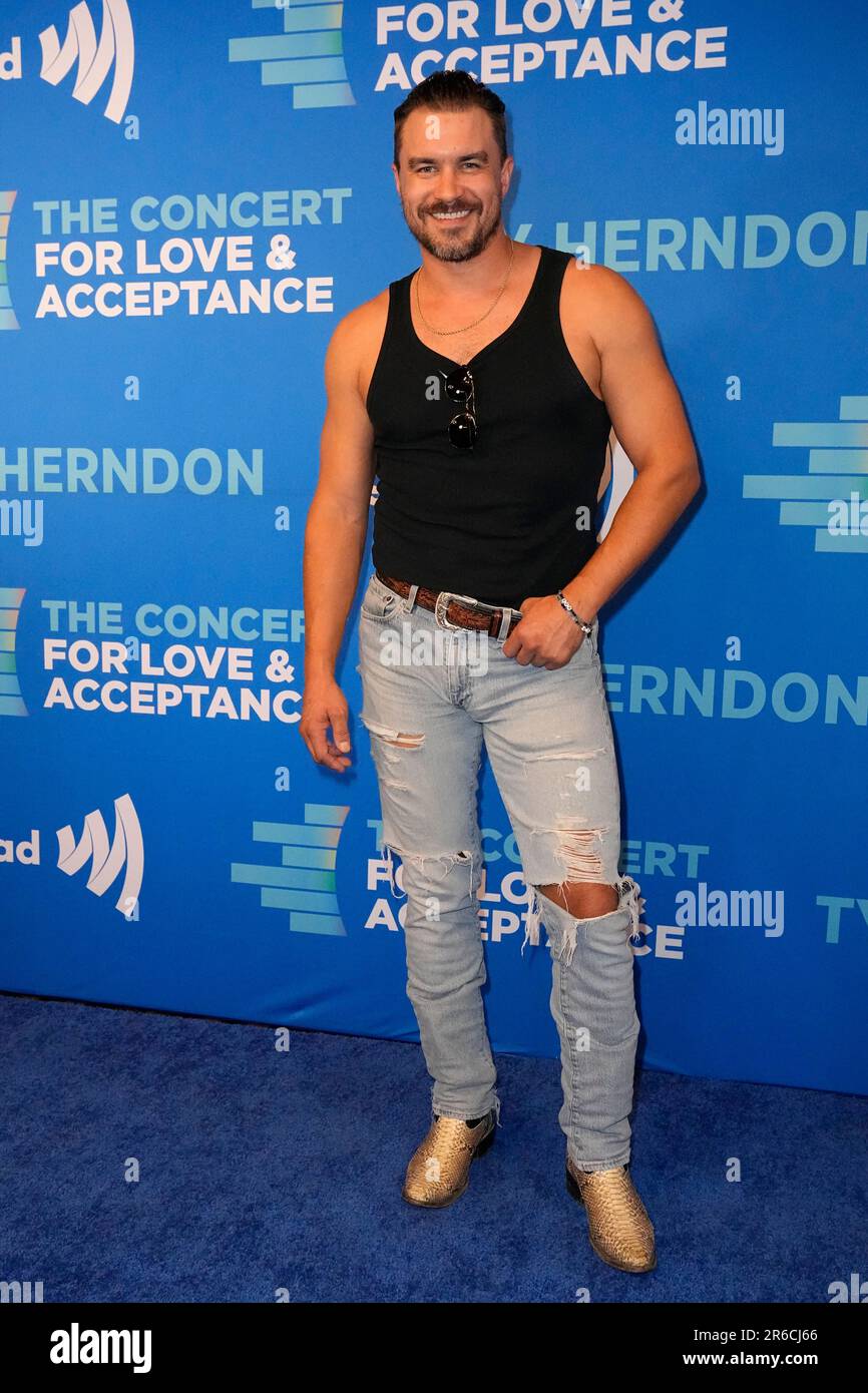 Rob Mayes arrives for The Concert For Love and Acceptance, Wednesday, June  7, 2023, in Nashville, Tenn. (AP Photo/George Walker IV Stock Photo - Alamy