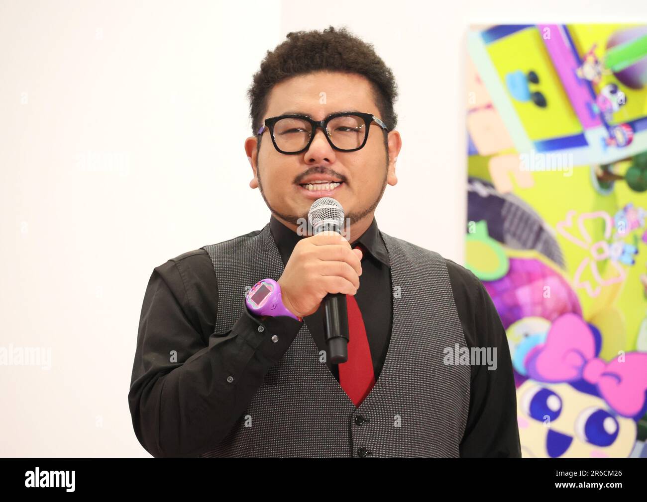 Tokyo, Japan. 8th June, 2023. Japanese comedy duo Onigoe Tomahawk