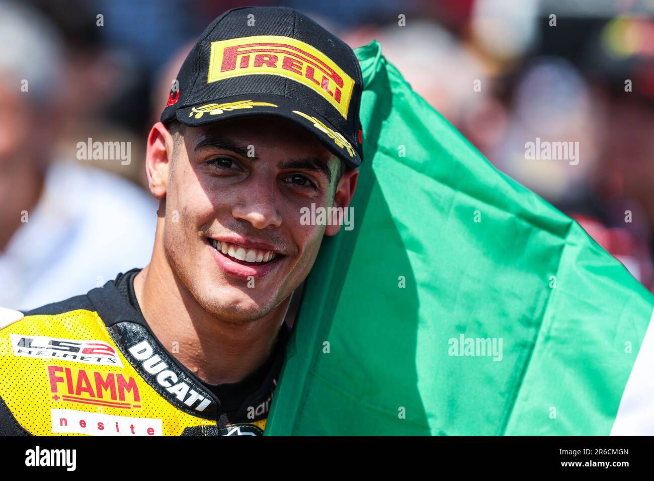 Michael Ruben Rinaldi of Aruba.it Racing - Ducati celebrates during the ...