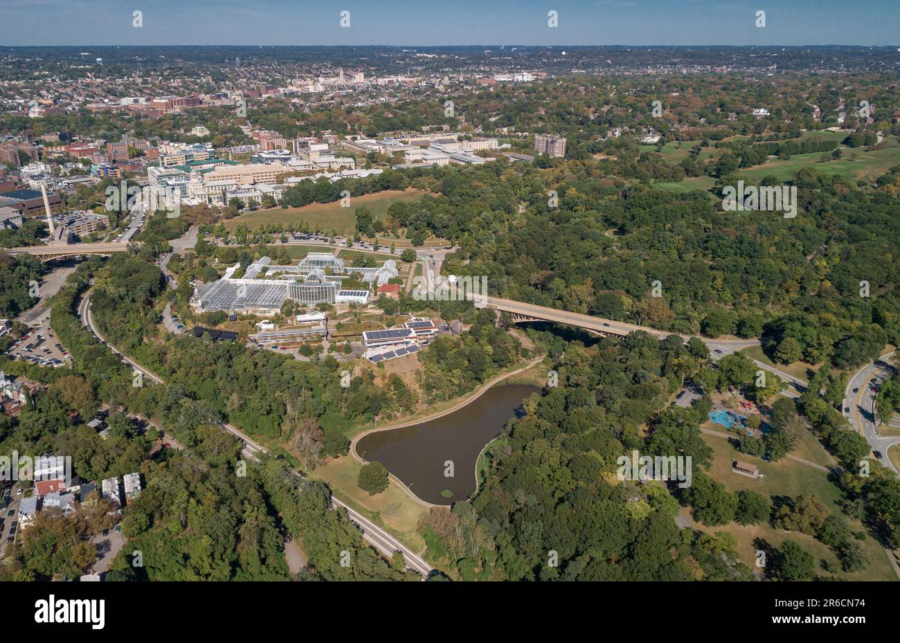 Schenley Park and Phipps Conservatory Botanical Gardens in Pittsburgh