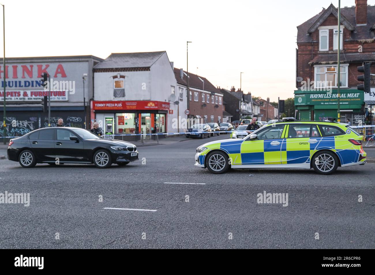 Coventry Road, Birmingham 8th June 2023 West Midlands Police collision investigation officers