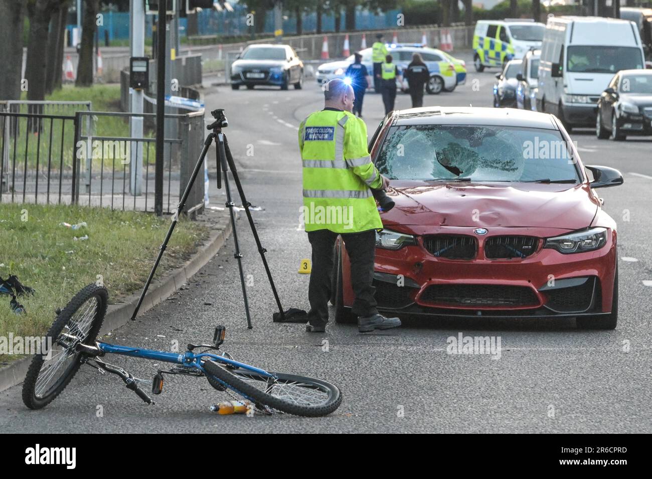 Coventry Road, Birmingham 8th June 2023 Child dies hit by BMW driver