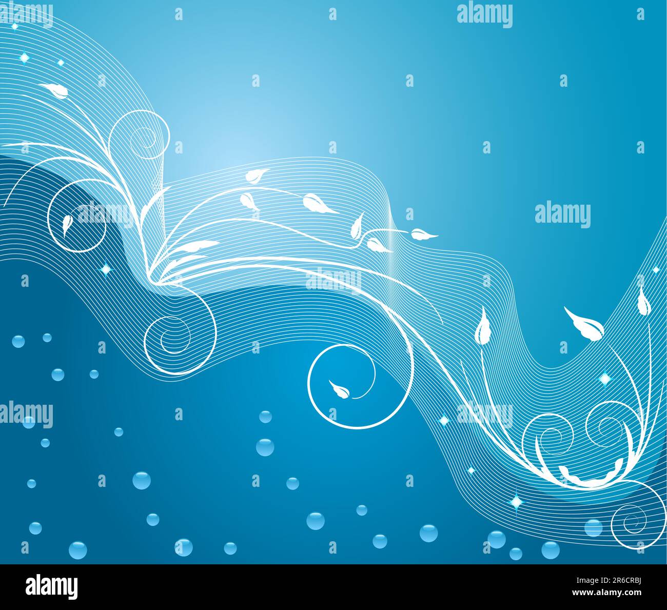 Abstract floral background - vector Stock Vector Image & Art - Alamy