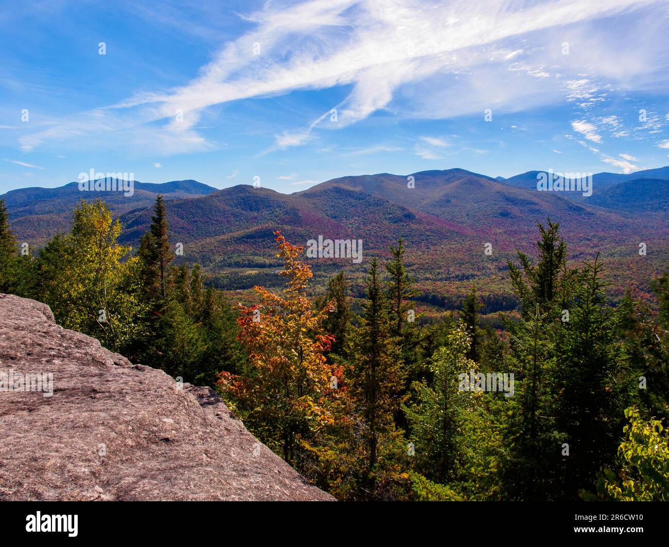 Breathtaking beauty of the Adirondack Mountains in New York State