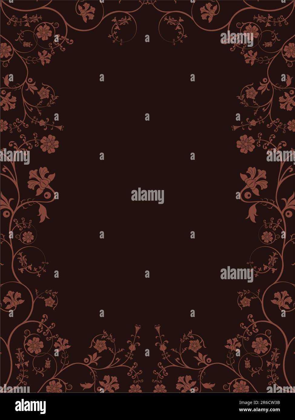 Vector floral frame Stock Vector Image & Art - Alamy
