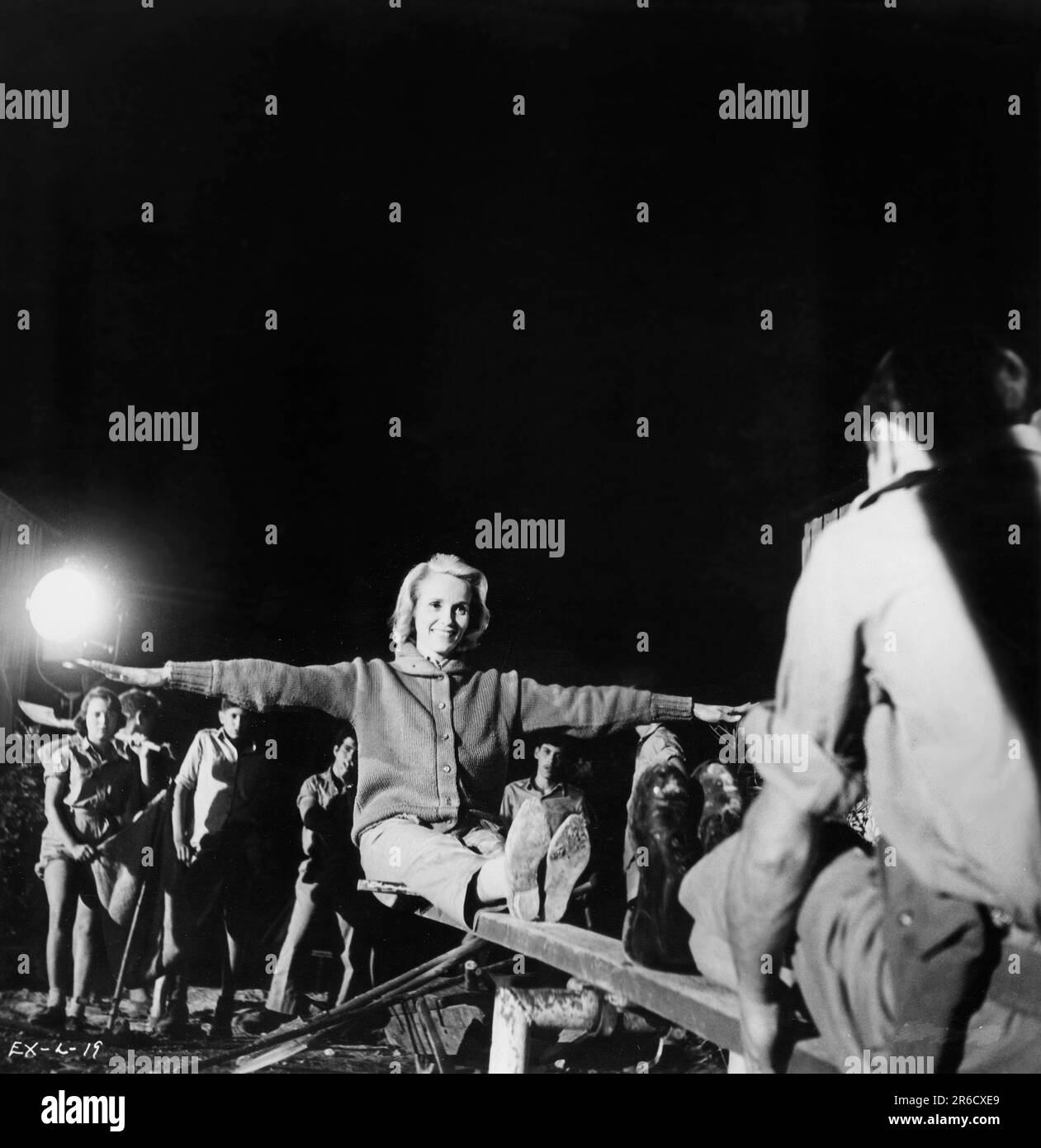 Eva Marie Saint, on-set of the Film, 'Exodus', United Artists, 1960 Stock Photo