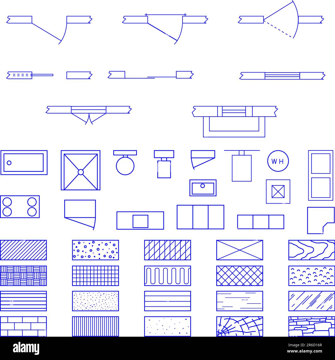 Architectural Drawing Symbols Floor Plan