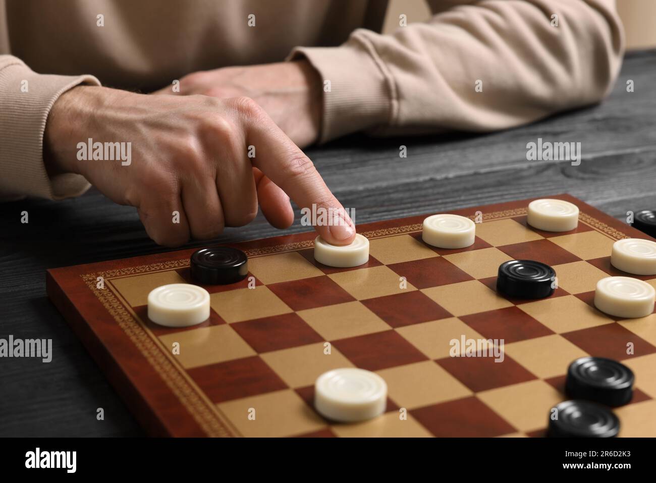 Thinking Next Chess Move Stock Photo - Download Image Now - 8-9