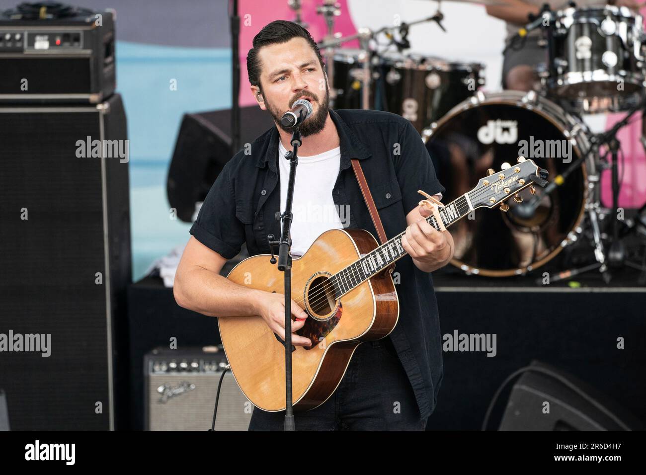 Chayce Beckham performs during the 2023 CMA Fest on Thursday, June 8