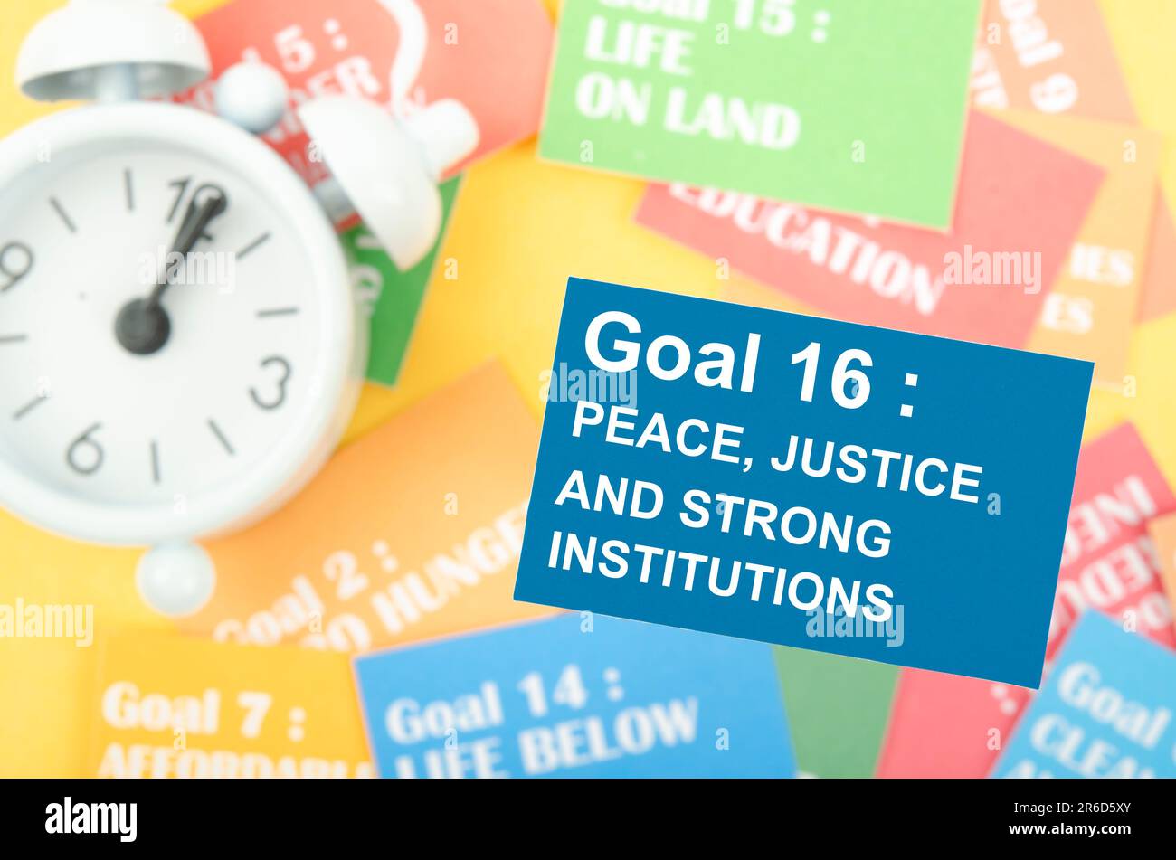 Goal 16 : Peace, Justice And Strong Istitutions. The SDGs 17 ...