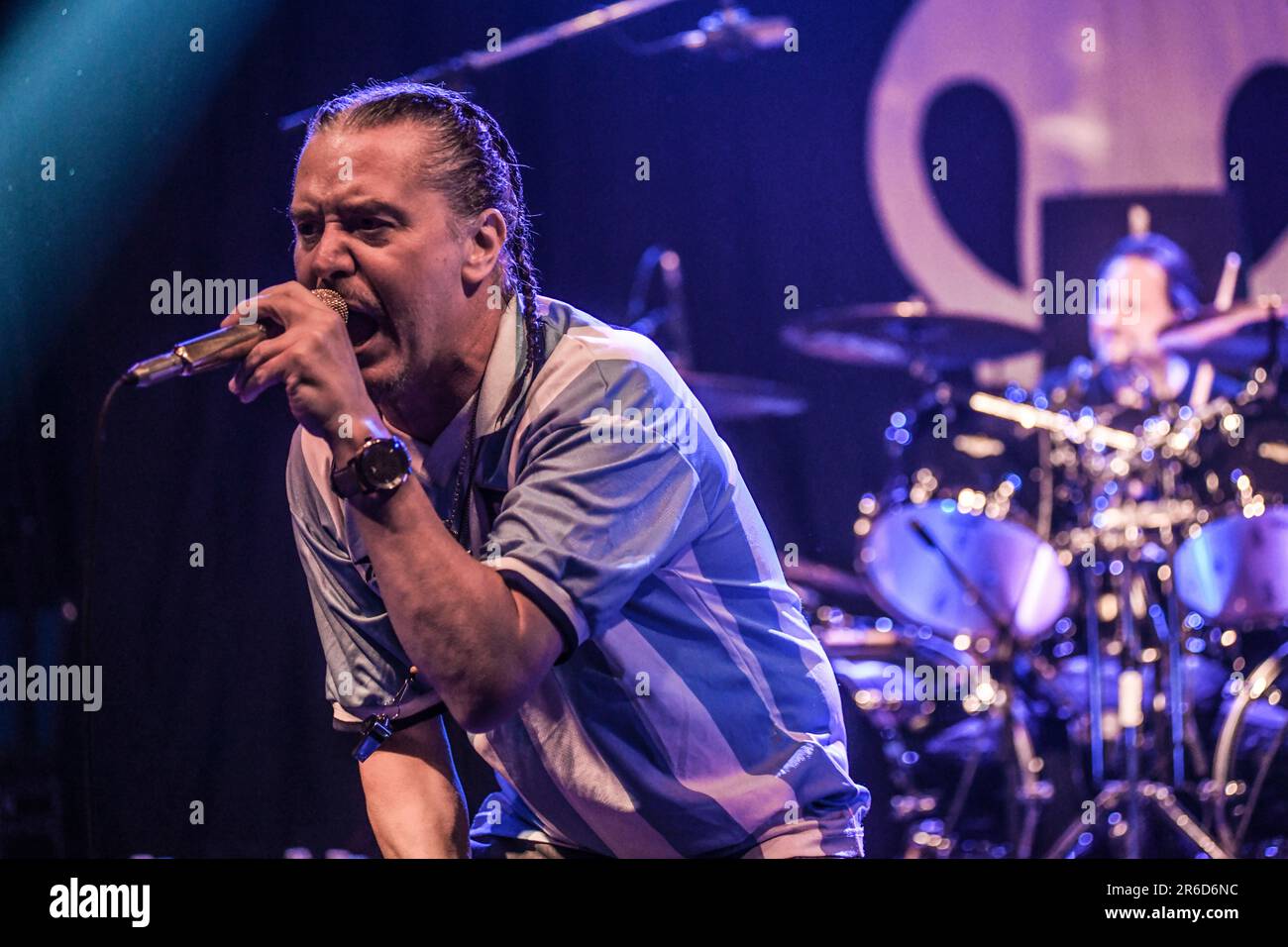Mike Patton performing live with Mr. Bungle Stock Photo Alamy