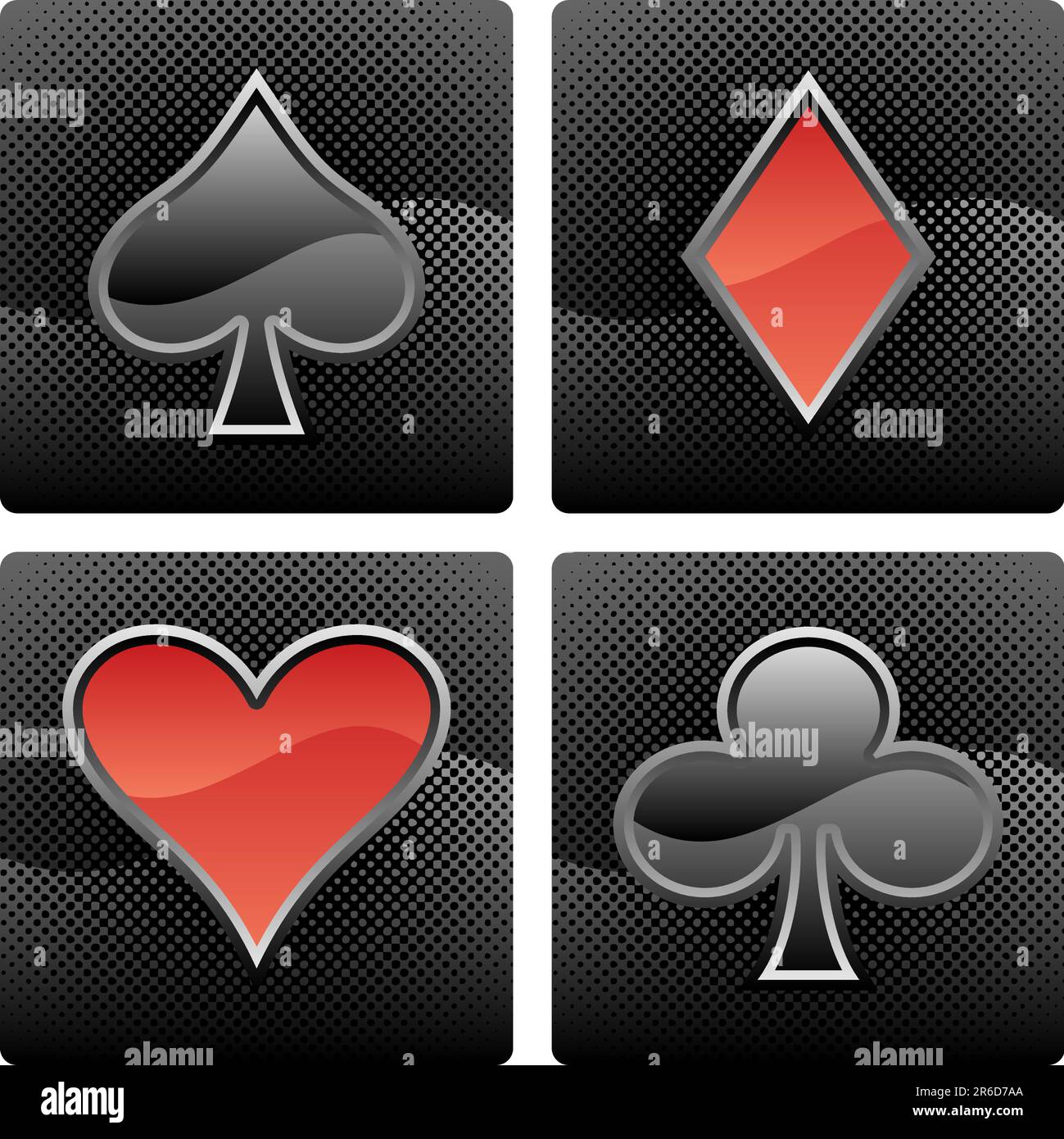 four vector playing cards elements Stock Vector Image & Art Alamy