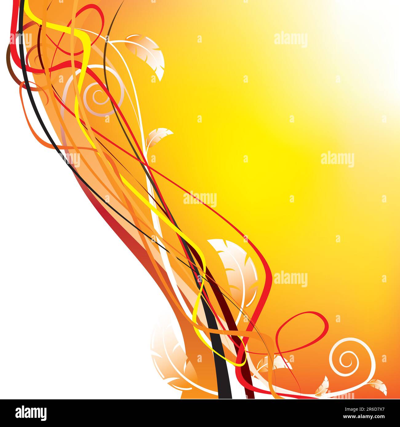 floral vector border easy to edit vector EPS file Stock Vector Image