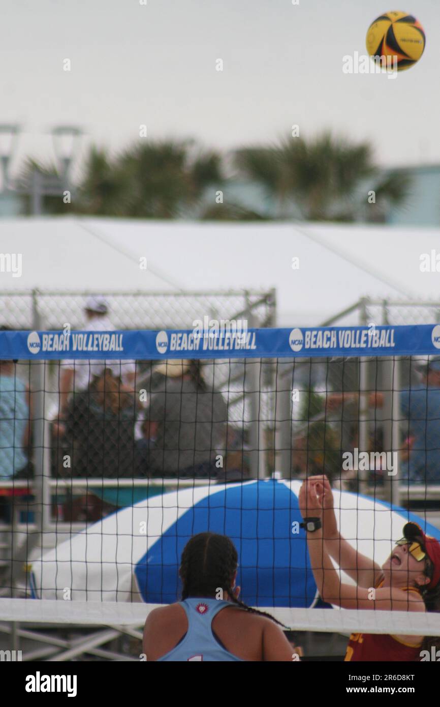 NCAA Women's Beach Volleyball Championship 2023 held in Gulf Shores, Alabama, USA Stock Photo