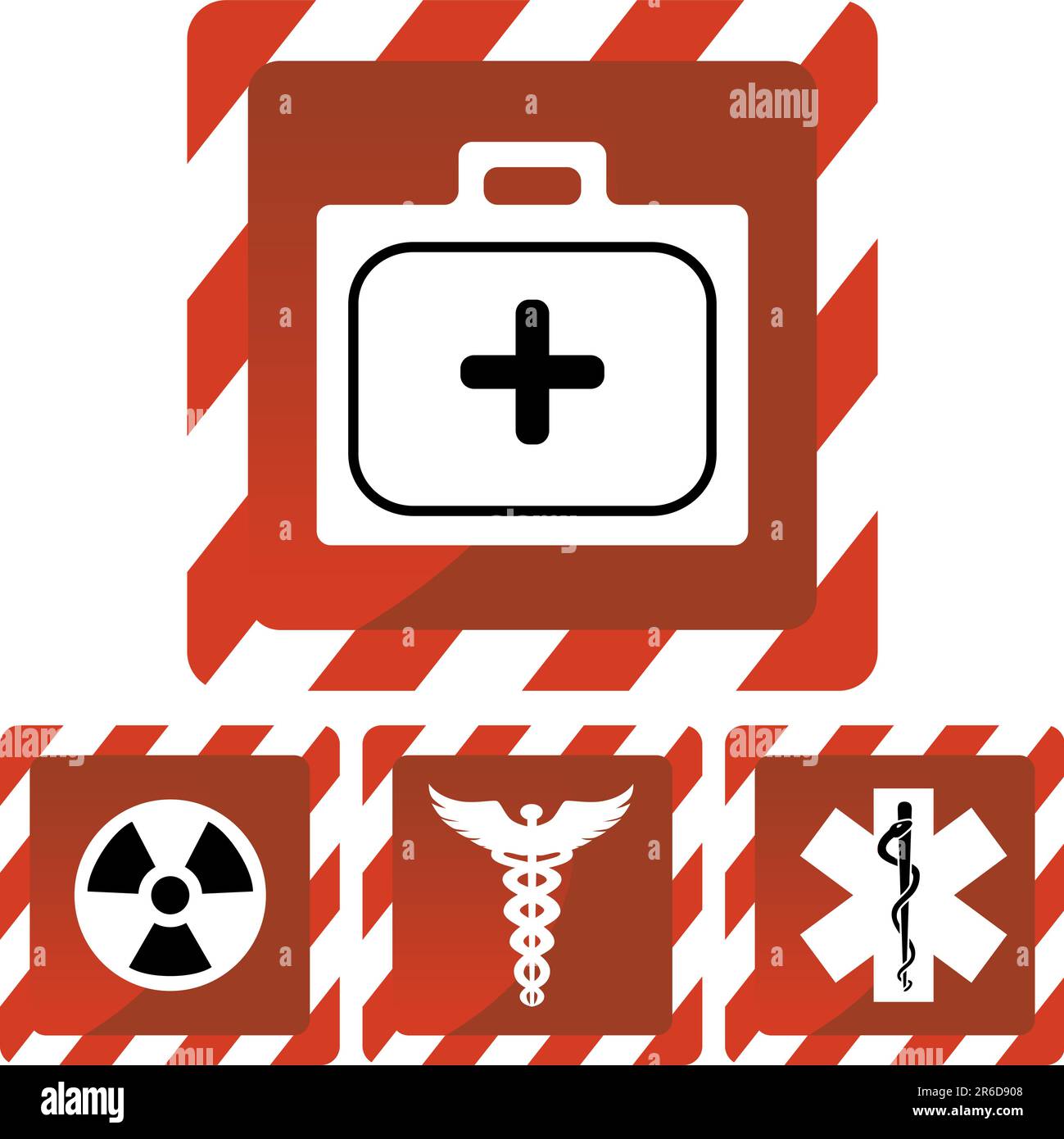 Set of four medical alert icons Stock Vector Image & Art Alamy