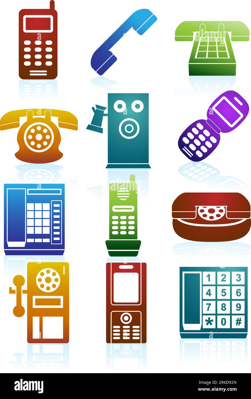 Fashion by phone Cut Out Stock Images & Pictures - Alamy