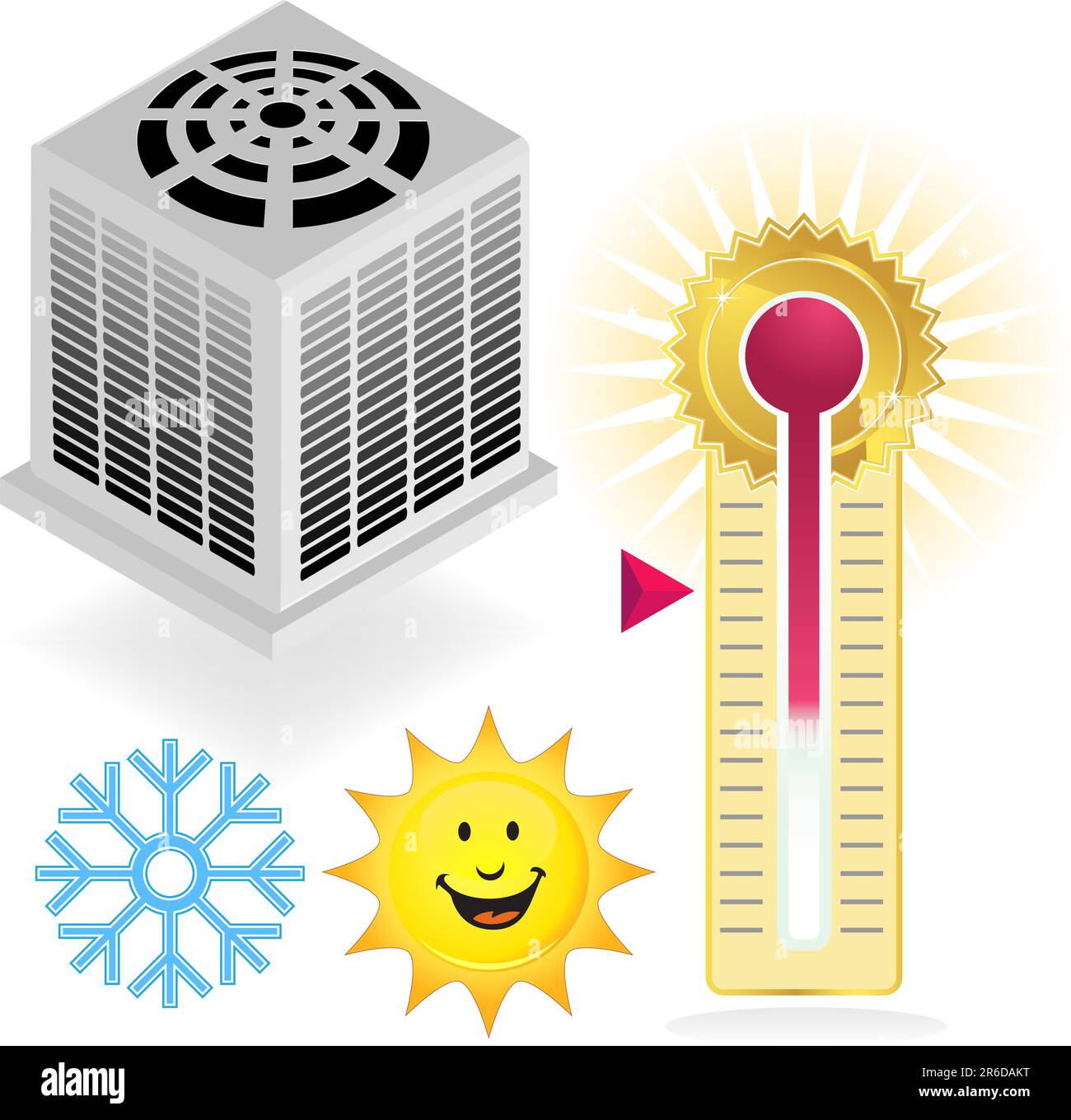 Set of air conditioning icons Stock Vector Image & Art Alamy