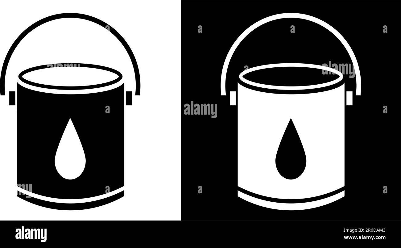paint bucket isolated on white background Stock Vector Image & Art Alamy