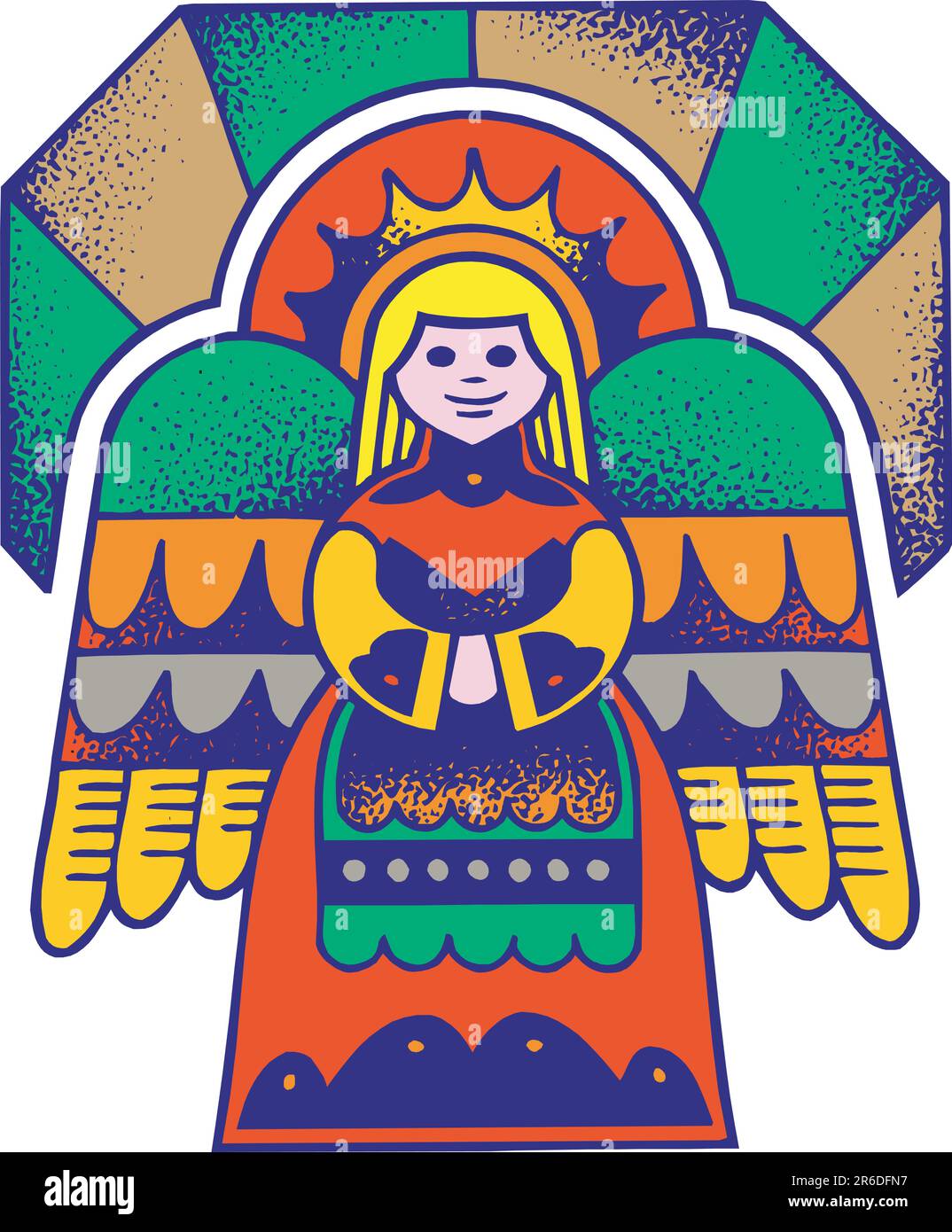 Christmas Angel without text Stock Vector Image & Art Alamy