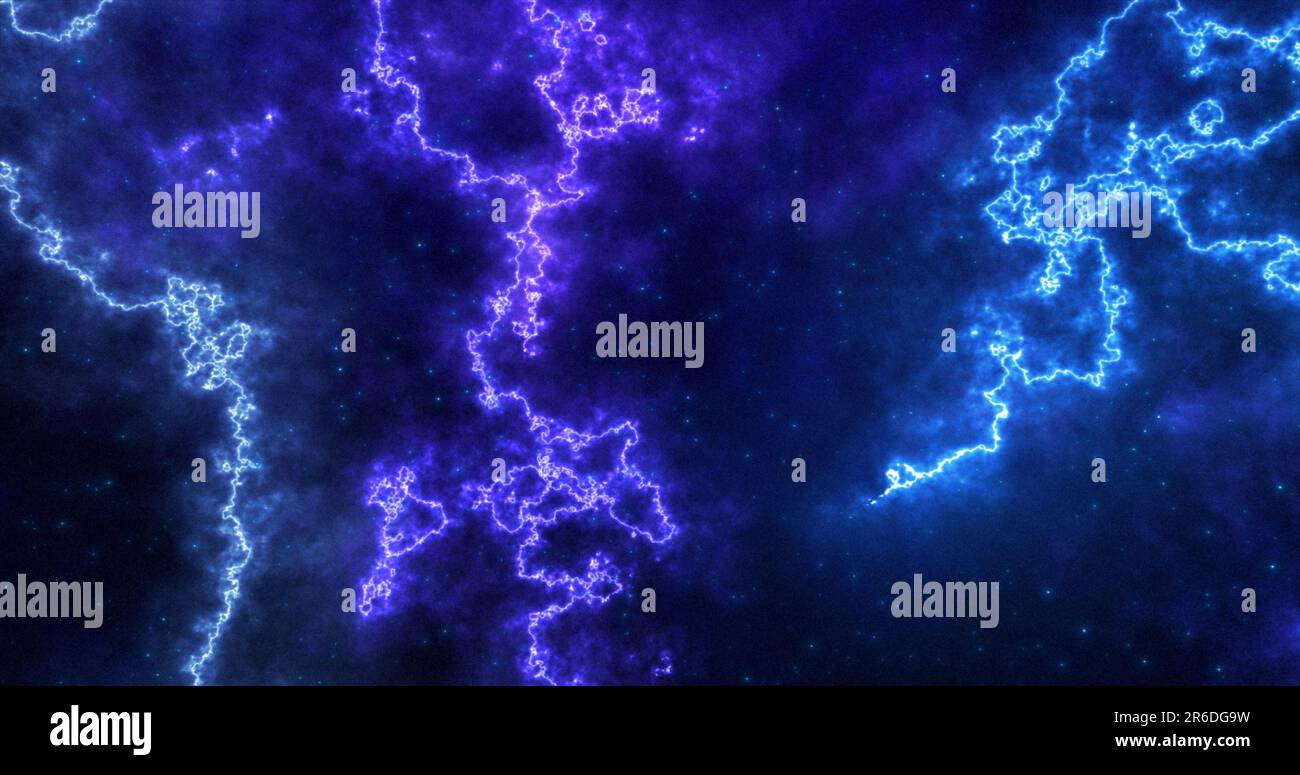Abstract futuristic background with blue and purple multi-colored ...