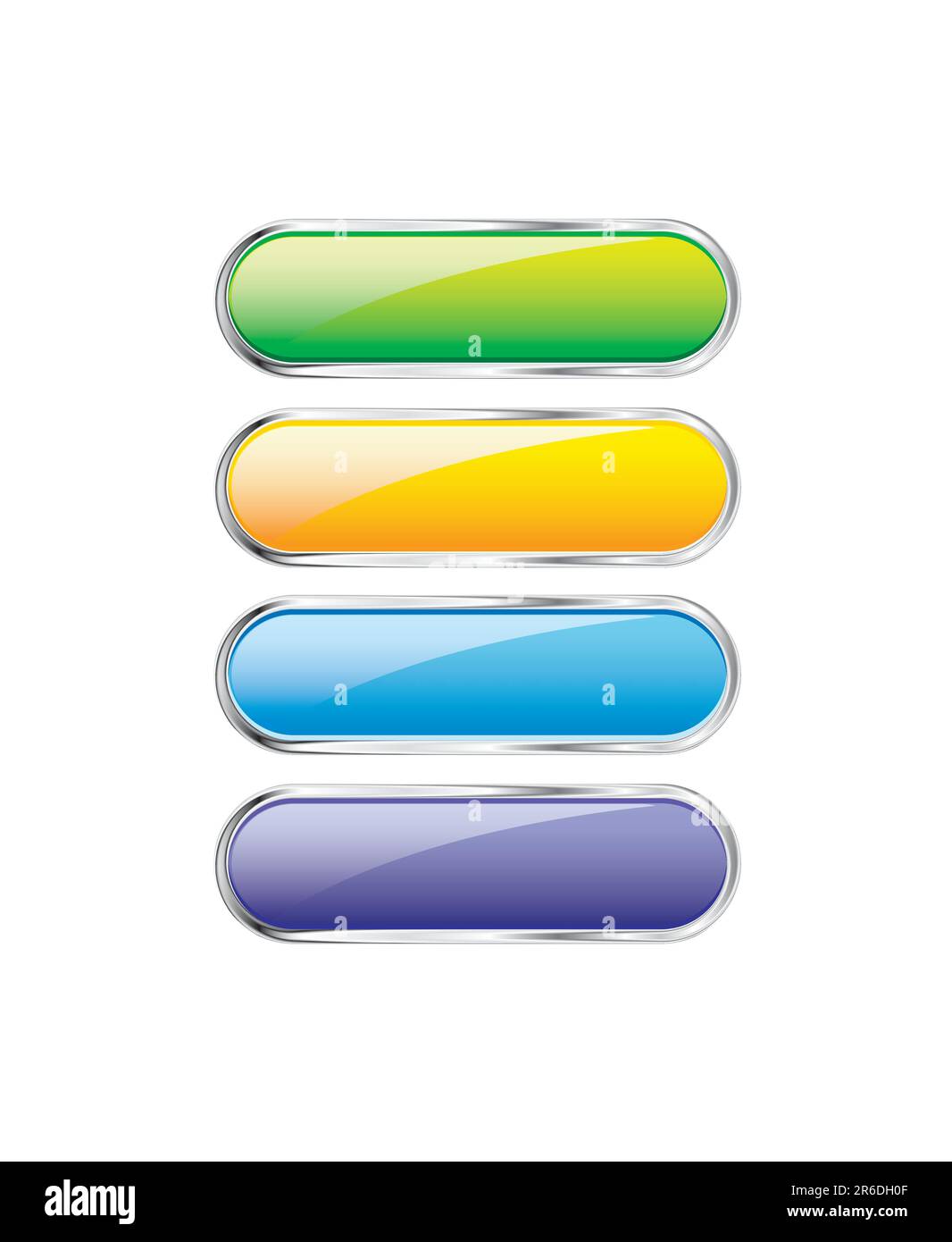 buttons set Stock Vector