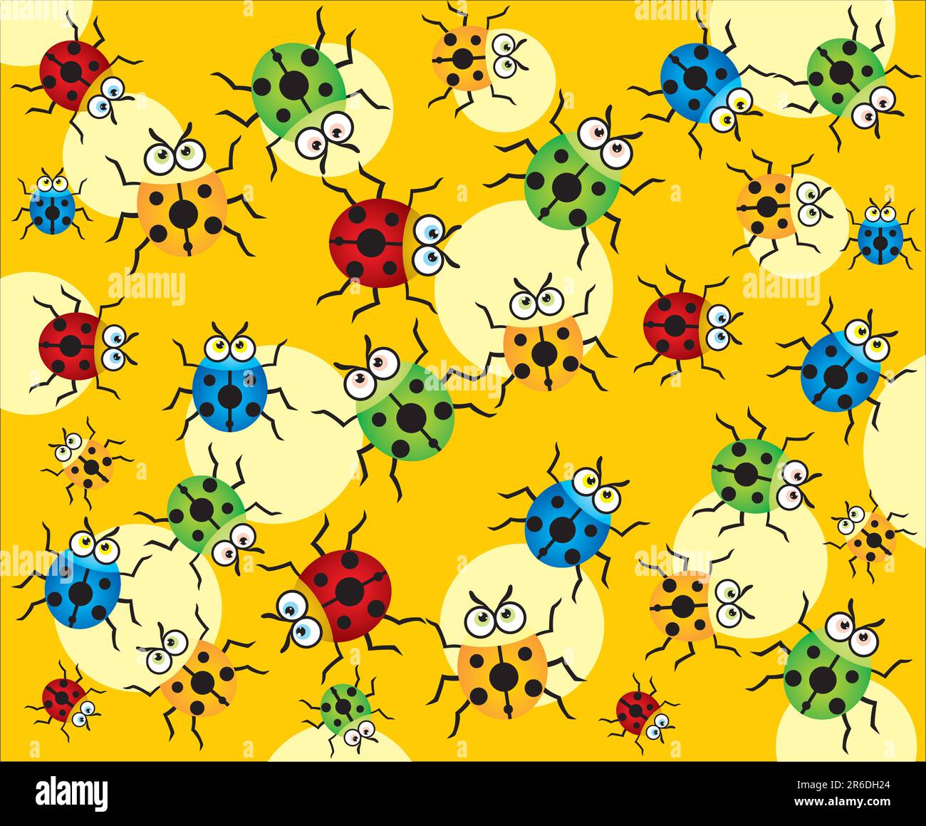 Vector illustration of a cute ladybug Stock Vector Image & Art - Alamy