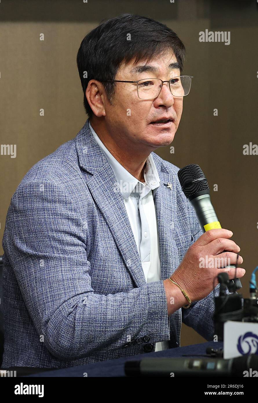 09th June, 2023. S. Korea's Asian Games baseball roster Ryu Joongil