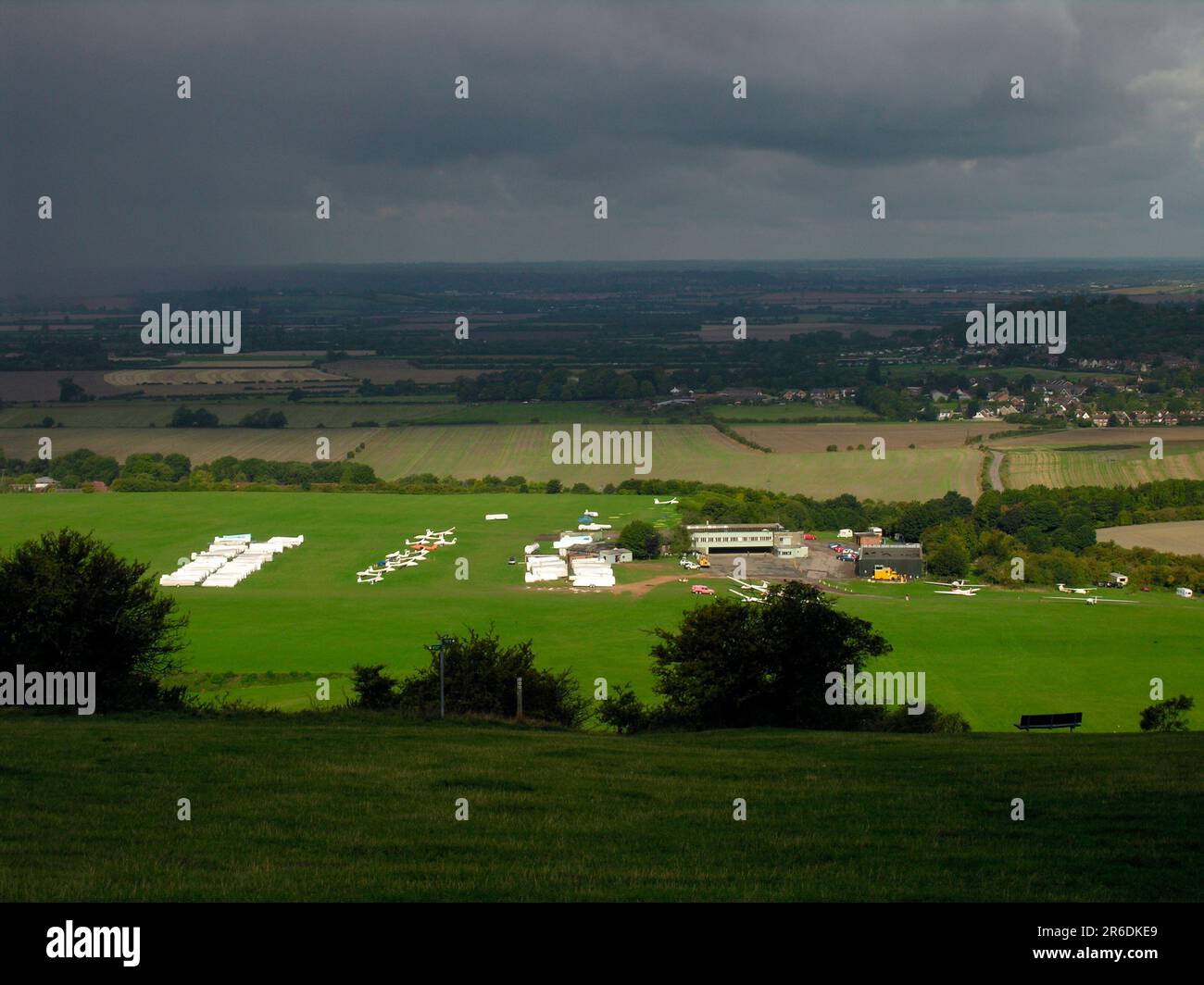 London Gliding Club, Dunstable Downs Stock Photo Alamy