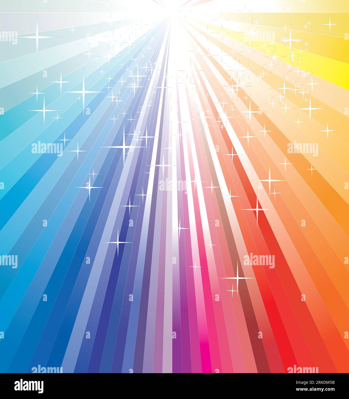 Rainbow Magic Christmas Ray Lights Stock Vector Image & Art Alamy